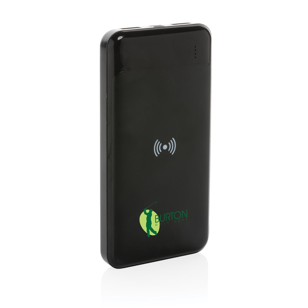 Wireless Powerbank aus RCS Standard recyceltem Kunststoff