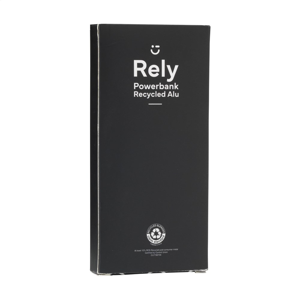 Rely Powerbank 10000 RCS Recycled Alu