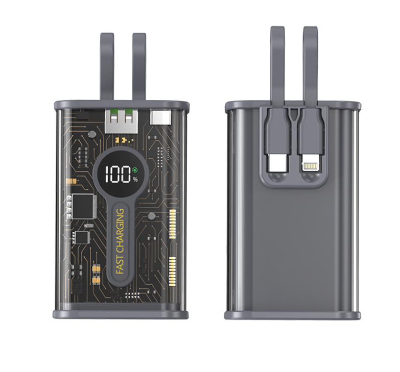 Powerbank CrystalCell Compact-Grau