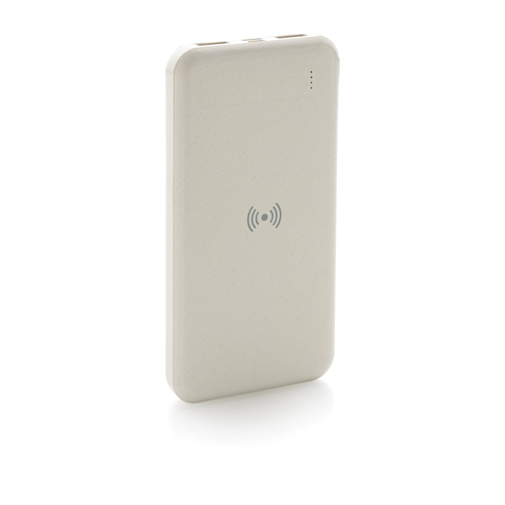 Wireless Powerbank aus RCS Standard recyceltem Kunststoff