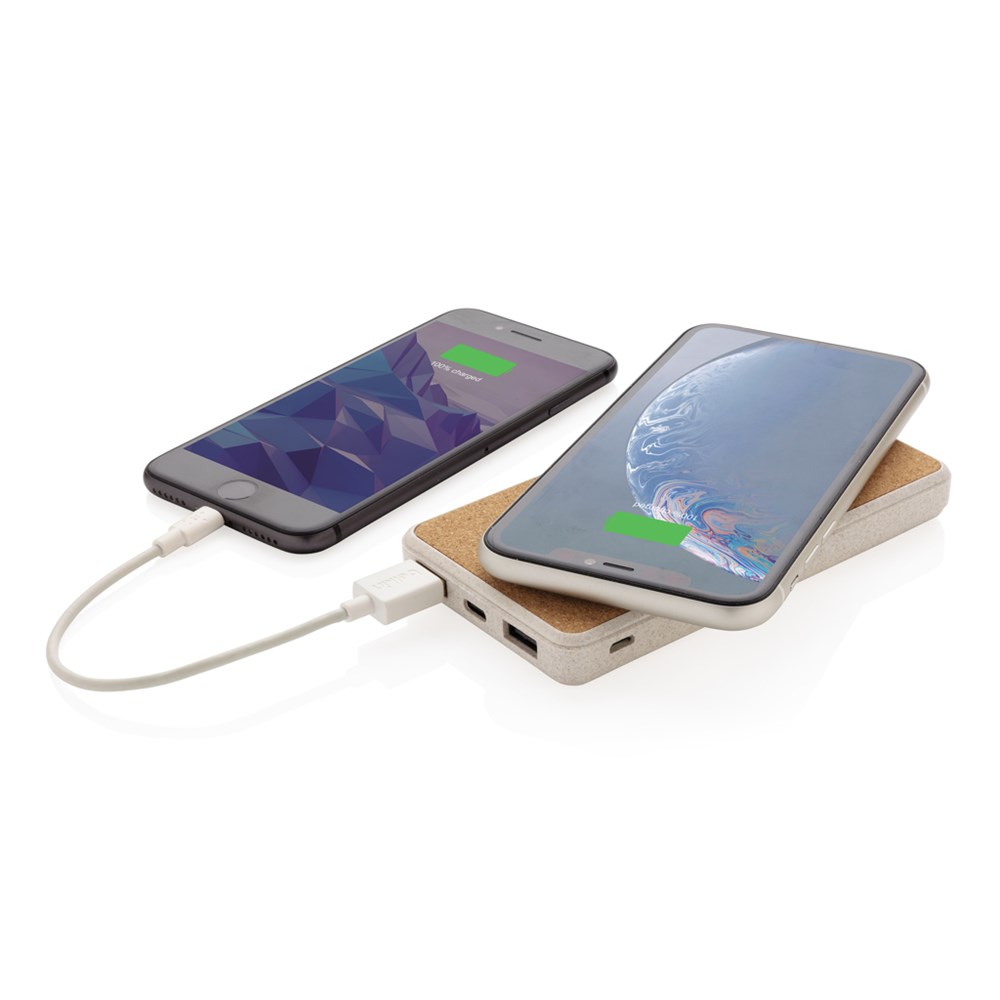 Kork und Weizen 8.000 mAh Wireless Powerbank