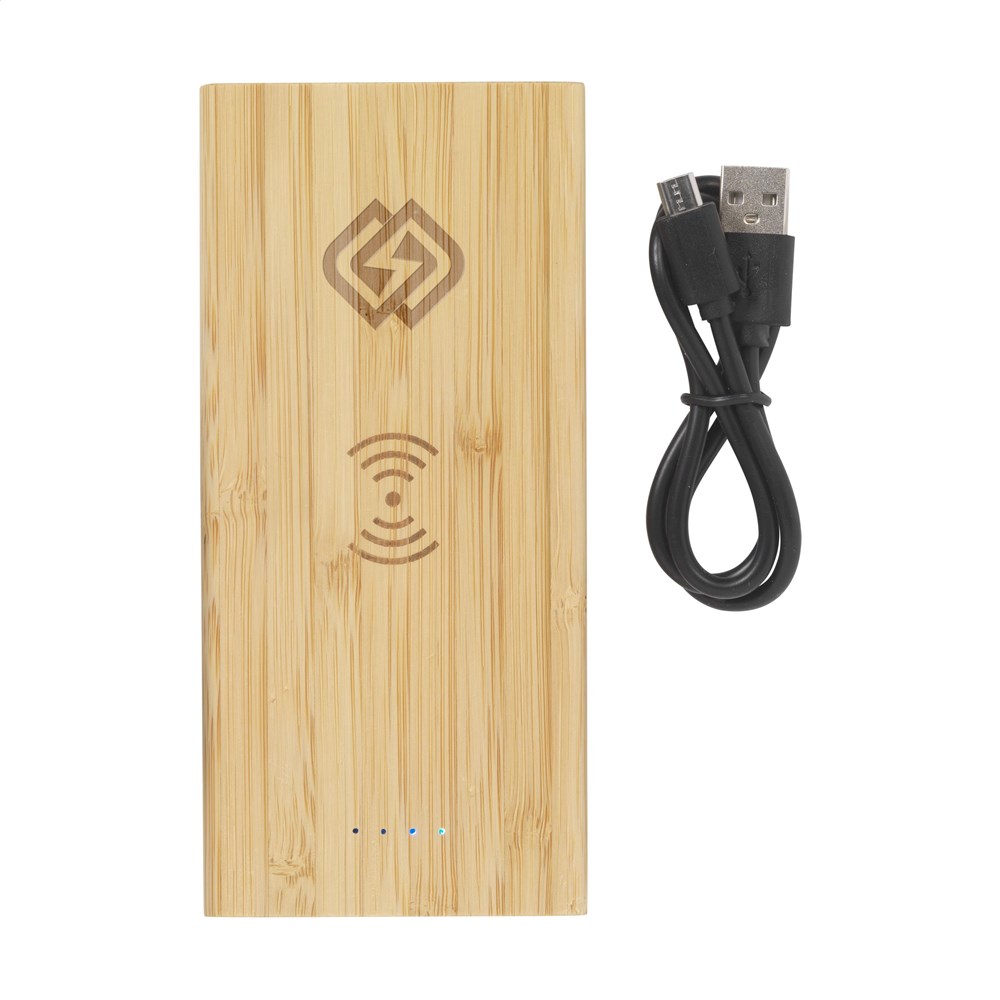 Bamboo 8000 Wireless Powerbank kabelloses Ladegerät