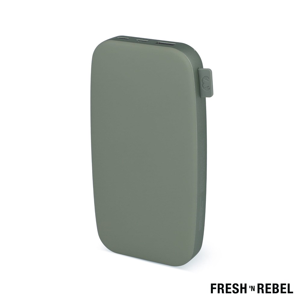 2PB18100 | Fresh 'n Rebel Powerbank 18000mAh USB-C Fast Charging 20W - Dried Green