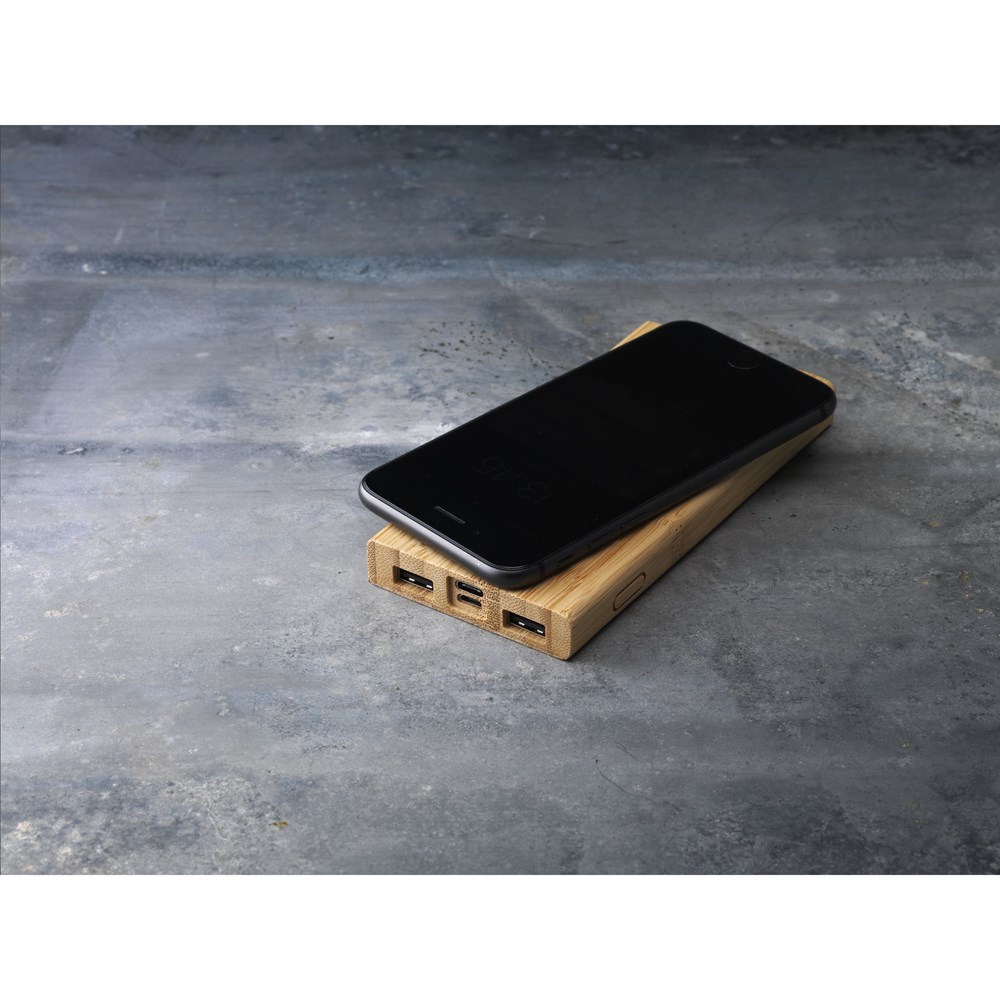 Bamboo 8000 Wireless Powerbank kabelloses Ladegerät