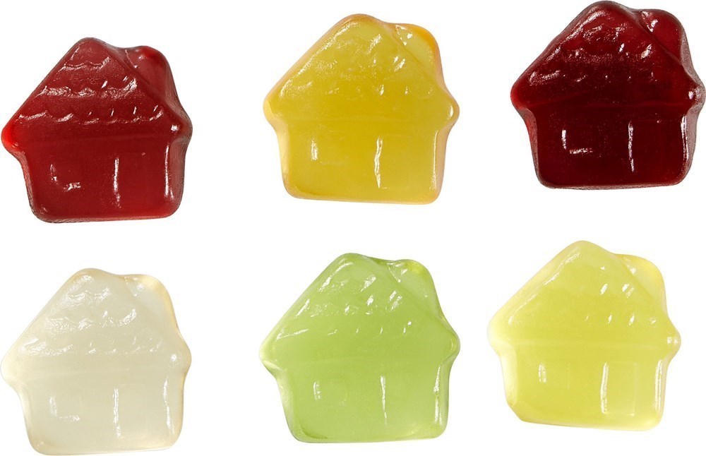 Fruchtgummi-Standardformen 10 g, Haus